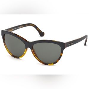 Balenciaga Black Tortoise Sunglasses